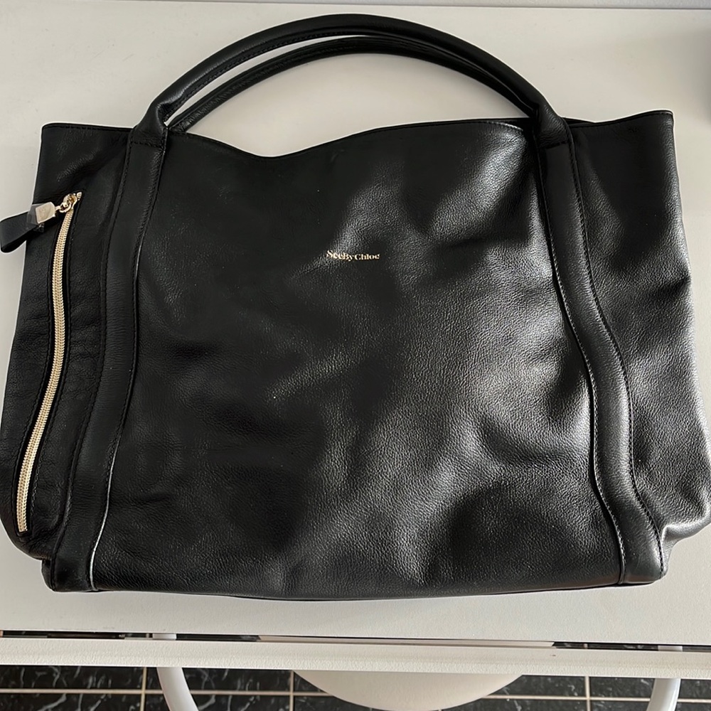 See by Chloe black shoulder bag